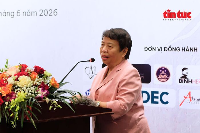Bà Tô Thị Toàn, con gái của cố họa sĩ Tô Ngọc Vân.