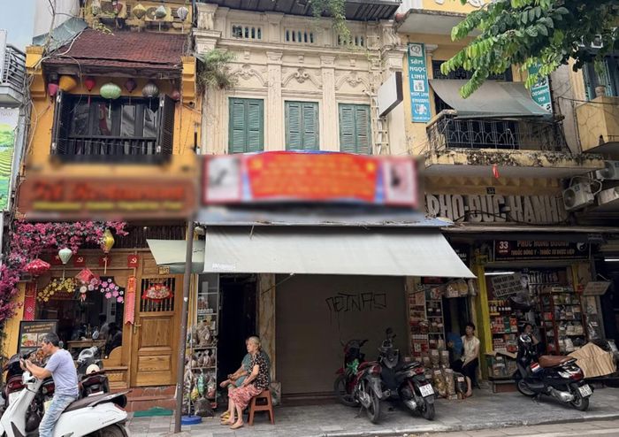 Căn nhà 2 tầng tại số 31 Lãn Ông là tài sản công thuộc diện bị cưỡng chế thu hồi.