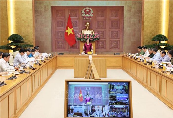 Phó Thủ tướng Phạm Thị Thanh Trà chủ trì Hội nghị Ban Chỉ đạo triển khai các hoạt động kỷ niệm 80 năm Ngày Thương binh - Liệt sĩ (27/7/1947 - 27/7/2027). Ảnh: Lâm Khánh/TTXVN