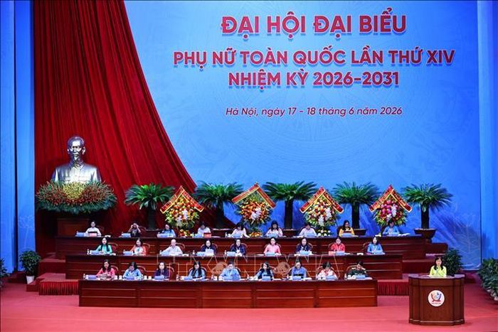 Đoàn Chủ tịch điều hành Đại hội. Ảnh: Minh Đức/TTXVN