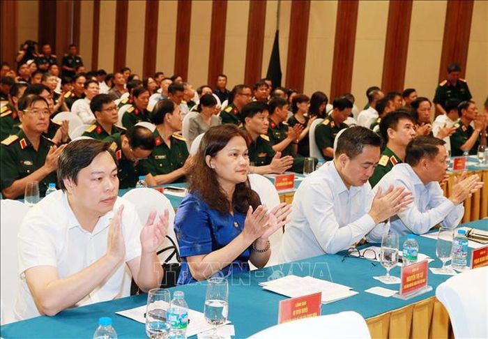 Các đại biểu dự buổi gặp mặt. Ảnh: Trọng Đức/TTXVN