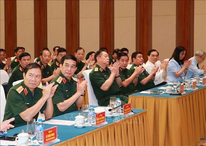 Các đại biểu dự buổi gặp mặt. Ảnh: Trọng Đức/TTXVN