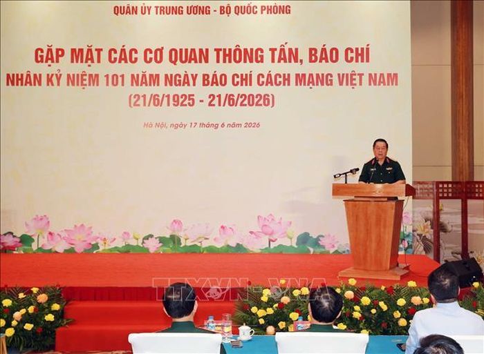 Đại tướng Nguyễn Trọng Nghĩa, Ủy viên Bộ Chính trị, Bí thư Trung ương Đảng, Chủ nhiệm Tổng cục Chính trị QĐND Việt Nam. Ảnh: Trọng Đức/TTXVN
