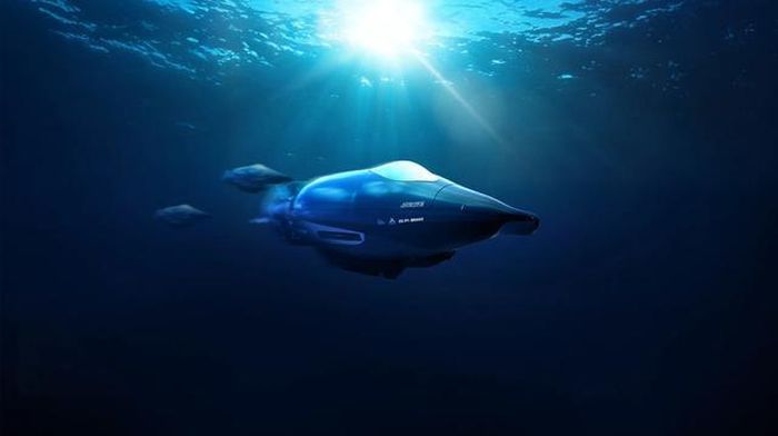 Tàu ngầm không người lái Greyshark. Ảnh: Fassmer