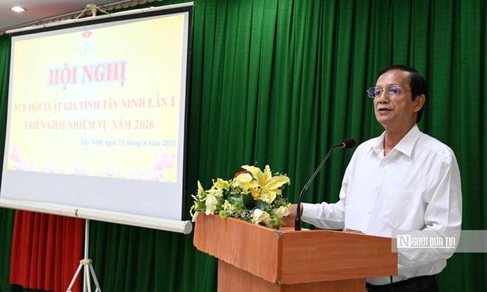 Ông Đặng Văn Xướng, Chủ tịch Hội Luật gia tỉnh Tây Ninh.