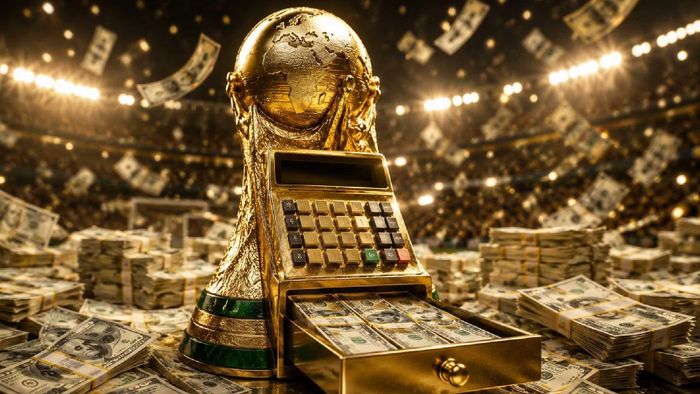 Đằng sau mỗi kỳ World Cup là một cỗ máy kinh tế khổng lồ chuyển động với công suất tối đa. Ảnh: Getty.