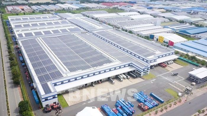 Hệ thống điện mặt trời áp mái - một giải pháp ESG trong vận hành, được giám sát và đánh giá hiệu quả thông qua dữ liệu năng lượng. Ảnh: Bnews/vnanet.vn
