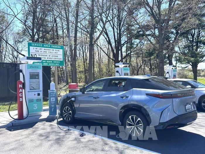 Xe điện sẽ định hình lại ngành công nghiệp cao su toàn cầu. Ảnh minh họa: Đoàn Hùng - PV TTXVN tại Mỹ