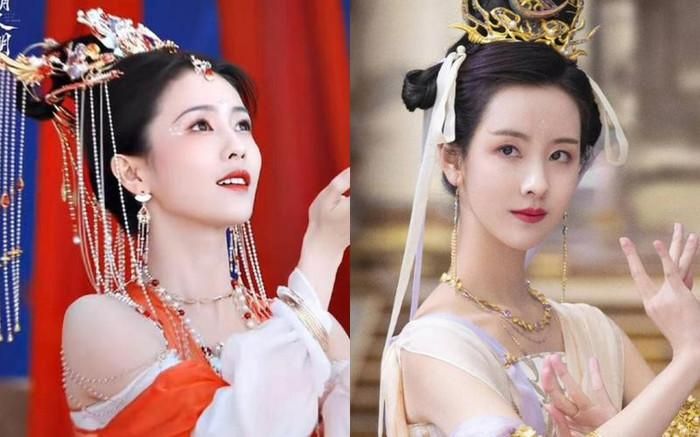Trần Đô Linh và Bạch Lộc từng hợp tác trong Trường Nguyệt Tẫn Minh. Ảnh: Weibo 