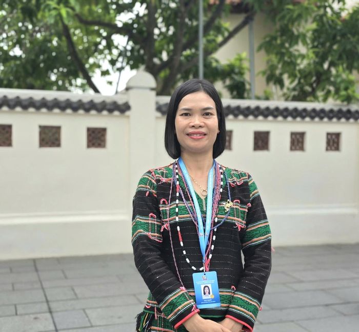Chị H'Buốt , đoàn đại biểu tỉnh Lâm Đồng