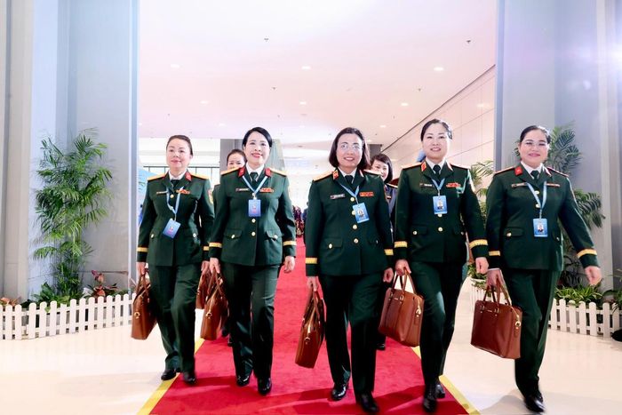 Đoàn đại biểu Phụ nữ Quân đội
