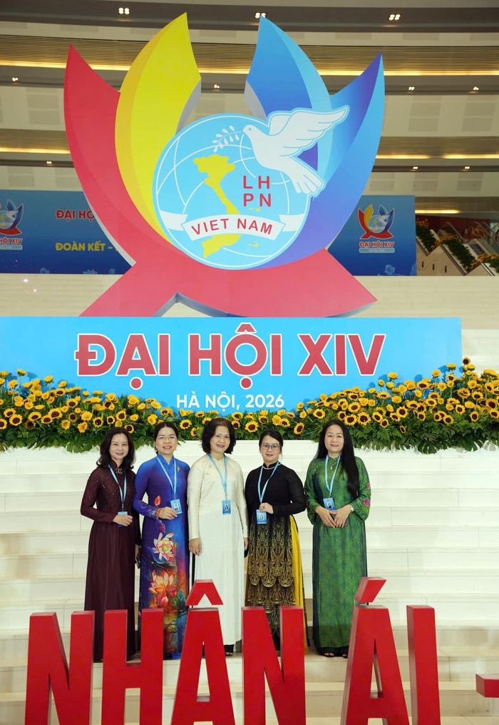 Các đại biểu tham dự Đại hội đại biểu Phụ nữ toàn quốc lần thứ XIV