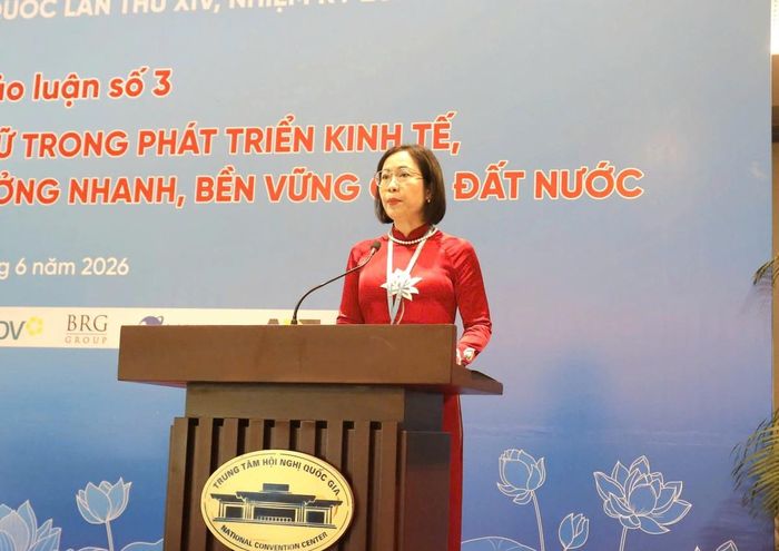 Bà Lê Thị Đức Hạnh, Phó Tổng Giám đốc Ngân hàng Chính sách xã hội