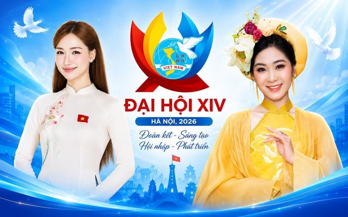 Ca sĩ Hòa Minzy (bên trái) và Hà Myo trúng cử Ban Chấp hành Trung ương Hội LHPN Việt Nam khóa XIV