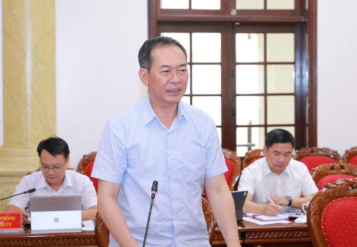 Phó Bí thư Tỉnh ủy Trịnh Tuấn Sinh phát biểu tại hội nghị.