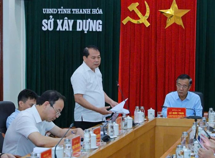 Trưởng Ban Tổ chức Tỉnh ủy Nguyễn Văn Hùng phát biểu tại buổi làm việc.