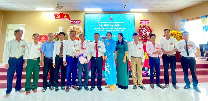 Ban Chấp hành Hội Người cao tuổi xã Đông Hòa nhiệm kỳ 2026 - 2031.