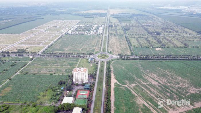 Khu vực xã Phước An, khu vực sắp triển khai các dự án bồi thường, giải phóng mặt bằng để tạo quỹ đất sạch thực hiện dự án phát triển kinh tế - xã hội. Ảnh: Hoàng Lộc