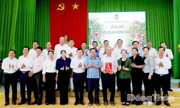 Lễ ra mắt :Hội quán Rồng Xanh" tại xã Tân Thuận Bình.