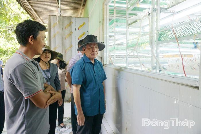 Bí thư Tỉnh ủy thăm Cơ sở nuôi cấy mô cây giống Út Hiệp.