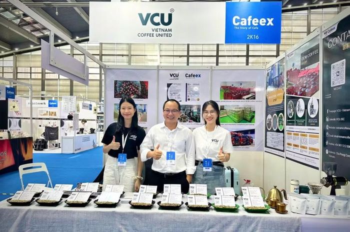  Công ty Cổ phần VCU tham gia CAFEEX Shenzhen 2025 - một trong những hội chợ về cà phê lớn và uy tín nhất tại Thâm Quyến (Trung Quốc). Ảnh: T.Đ 