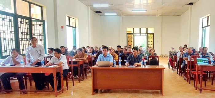 Các đại biểu tham gia lớp tập huấn.