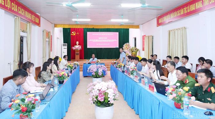 Quang cảnh buổi khảo sát.