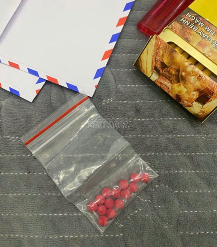 Tang vật thu giữ hiện trường.