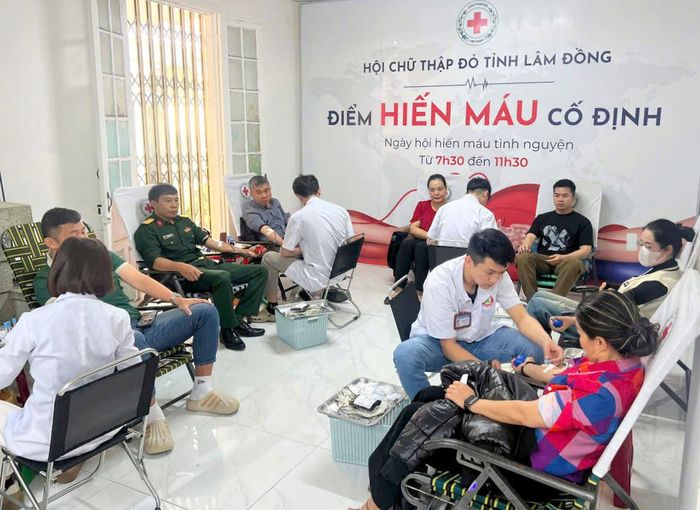 Những trái tim tình nguyện hiến máu cứu người tại Điểm hiến máu cố định - Hội CTĐ tỉnh