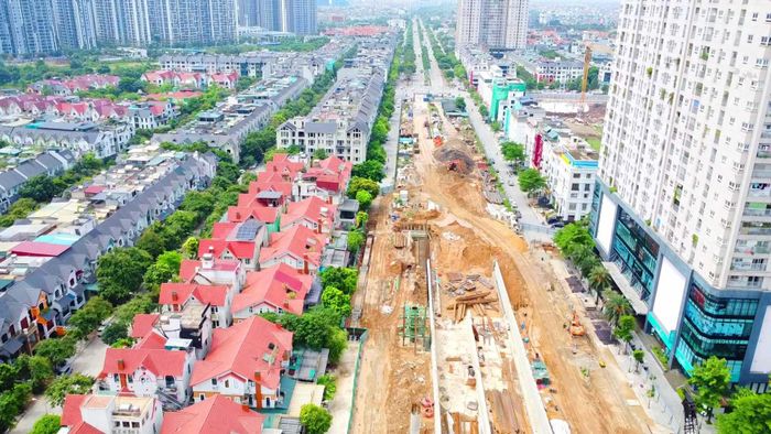 Sau hơn một năm thi công, các hạng mục kết cấu chính của dự án dần thành hình.