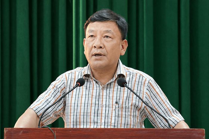 Phó Bí thư Tỉnh ủy Bùi Thắng ghi nhận, biểu dương những kết quả của Trung đoàn Bộ binh 994A