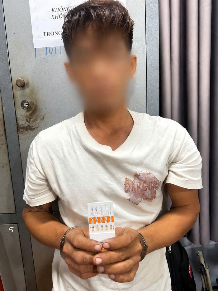 Đối tượng N.Đ.N tại cơ quan công an
