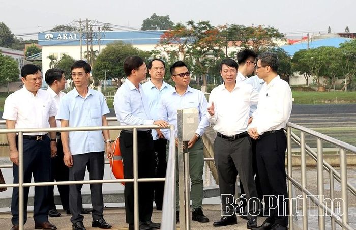 Phó Chủ tịch UBND tỉnh Nguyễn Khắc Hiếu và đoàn công tác tham quan, khảo sát thực tế hạ tầng kỹ thuật KCN Amata Biên Hòa do Tập đoàn Amata - chủ đầu tư dự án AMATA City Phú Thọ đầu tư xây dựng và quản lý.