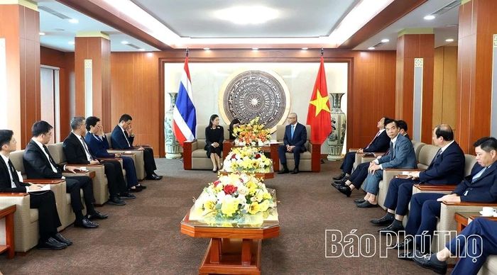 Quang cảnh buổi tiếp.