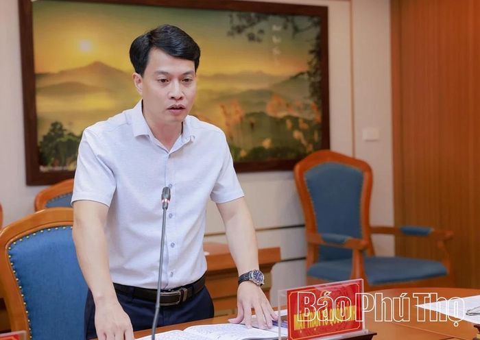 Lãnh đạo Ủy ban MTTQ tỉnh phát biểu tại hội nghị.