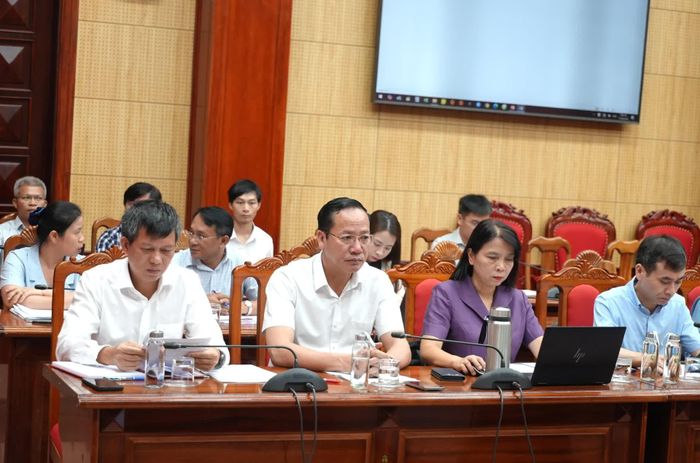 Các đại biểu tham dự buổi làm việc - Ảnh: T.Đ