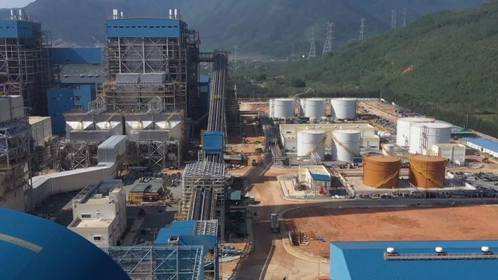 Toàn cảnh Dự án Nhà máy Nhiệt điện Quảng Trạch I - Ảnh: N.T
