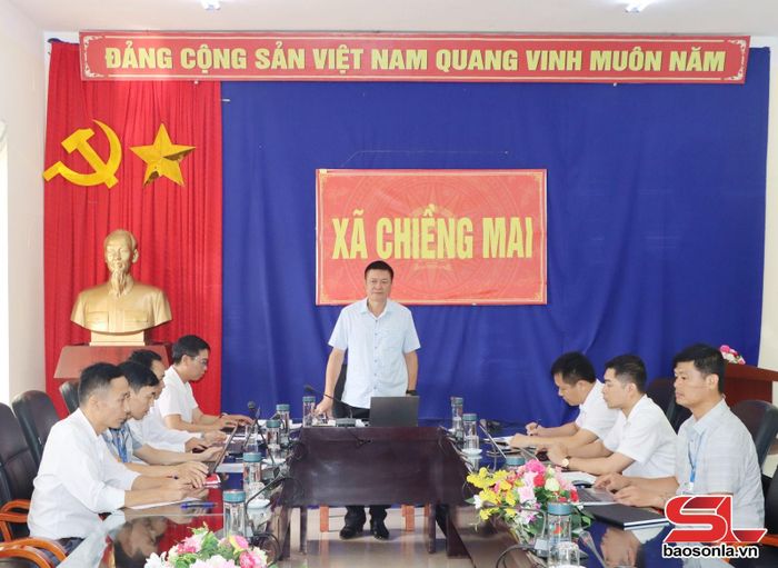 Ban Thường vụ Đảng ủy xã Chiềng Mai quán triệt, triển khai công tác chuyển đổi số.