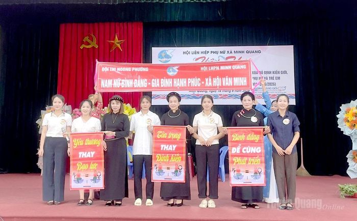 Một phần thi tại Hội thi tìm kiếm giải pháp sáng tạo, hiệu quả trong truyền thông xóa bỏ định kiến giới, phòng chống bạo lực gia đình, phòng chống mua bán phụ nữ và trẻ em.