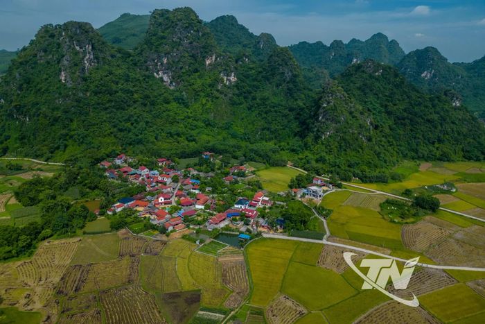 Xóm Phương Bá nằm giữa vùng đồng ruộng màu mỡ và các dãy núi đá vôi, nơi tạo nên thương hiệu gạo đặc sản nổi tiếng của địa phương với câu nói truyền miệng: “Cơm Phương Bá, cá Bình Long”.
