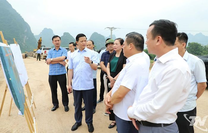 Đồng chí Chủ tịch UBND tỉnh Vương Quốc Tuấn yêu cầu đẩy nhanh tiến độ Dự án.