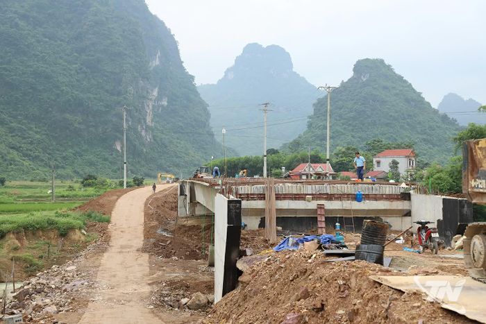 Các hạng mục của Dự án đang được triển khai thi công.