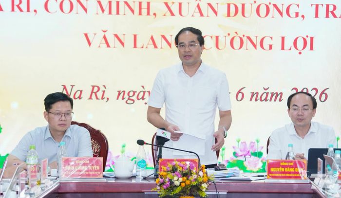 Đồng chí Bí thư Tỉnh ủy Trịnh Xuân Trường phát biểu kết luận Hội nghị.