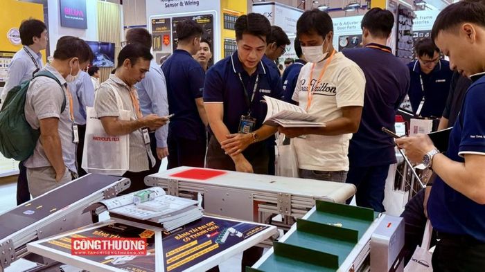 Triển lãm giới thiệu đa dạng các công nghệ và giải pháp phục vụ hệ sinh thái sản xuất hiện đại, từ thiết bị, tự động hóa đến quản lý nhà máy thông minh, robot công nghiệp...