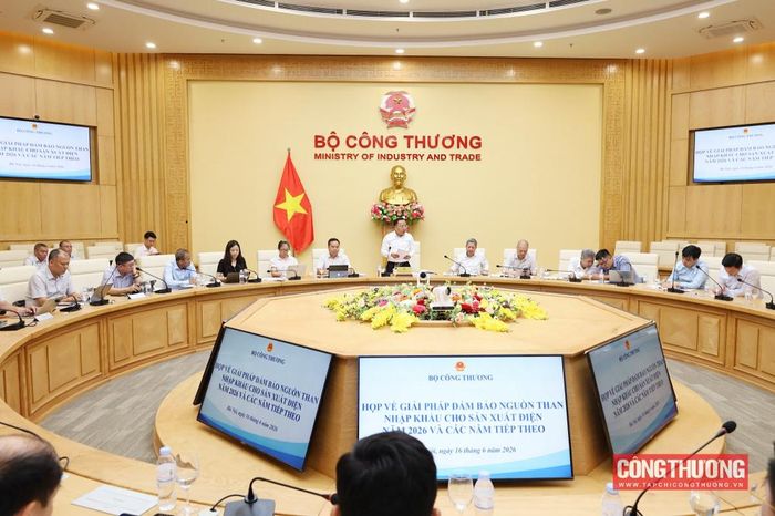 Thứ trưởng Nguyễn Hoàng Long yêu cầu các đơn vị nhập khẩu than cho sản xuất điện cần nghiên cứu áp dụng các hình thức hợp đồng mua than nhập khẩu phù hợp, áp dụng các điều khoản phòng ngừa rủi ro