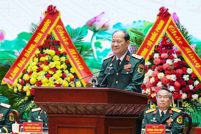 Chủ tịch Hội Cựu chiến binh Việt Nam, Thượng tướng Bế Xuân Trường phát biểu khai mạc Đại hội