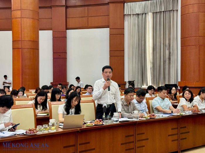 Ông Hoàng Văn Thu, Phó Chủ tịch Ủy ban Chứng khoán Nhà nước. Ảnh: Kiều Chinh/Mekong ASEAN.