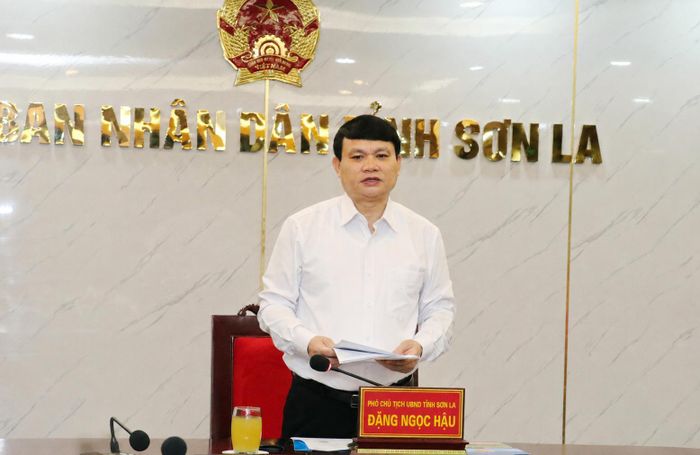 Phó Chủ tịch UBND tỉnh Sơn La Đặng Ngọc Hậu ghi nhận tinh thần chủ động, trách nhiệm của Sở Ngoại vụ và các đơn vị liên quan trong quá trình triển khai nhiệm vụ.