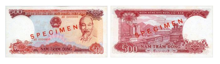 Tiền giấy 500 đồng, 1985