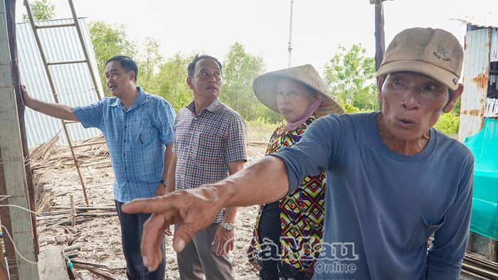 Ông Nguyễn Văn Bảy kể lại giây phút thoát hiểm trong gang tấc khi sạt lở xảy ra vào đêm 16/6.
